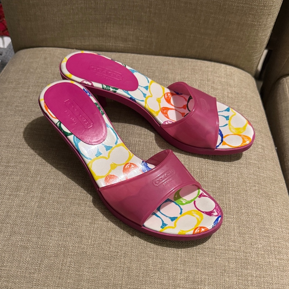 Coach Y2K Jelly Kitten Heels